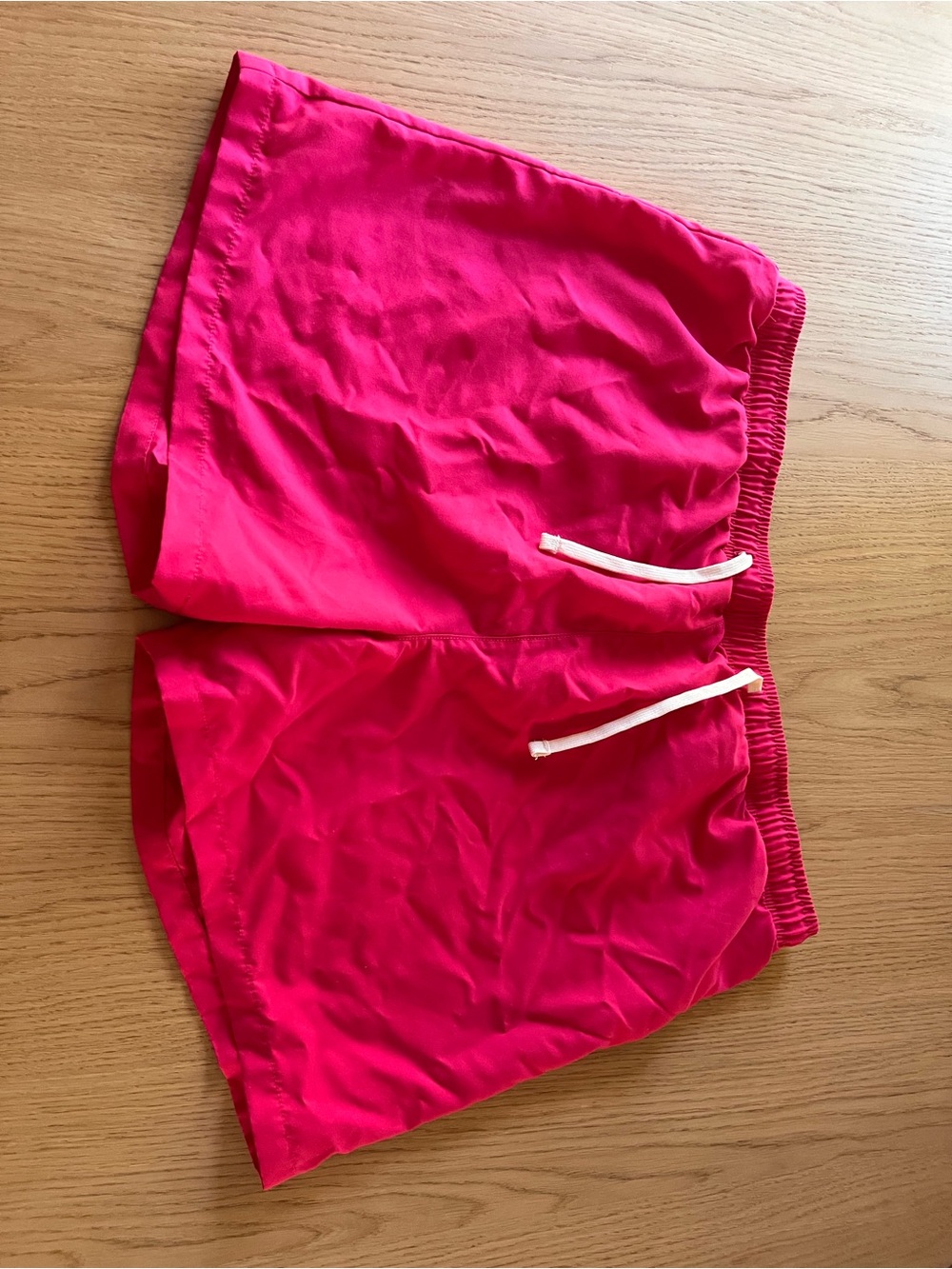 Abound Hot Pink Athletic Shorts with White Drawstring